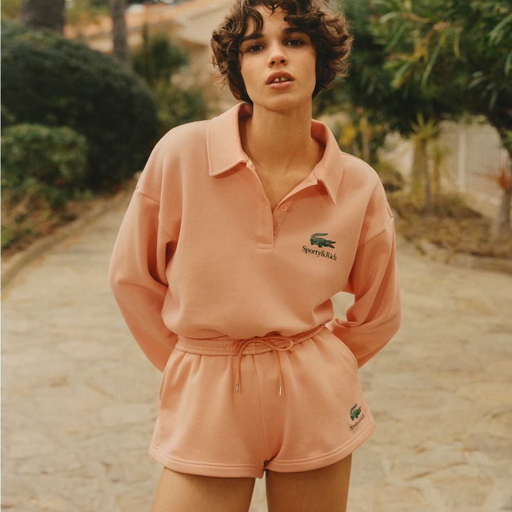 Sporty & Rich x Lacoste Polo Sweatshirt
